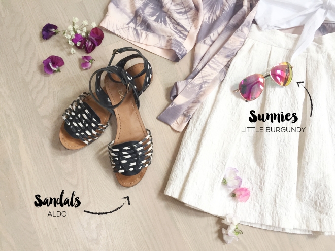 July 25 - Flower Market Outfit - Blog - Sandals