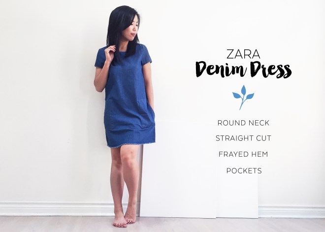 Sept 10 - Zara Denim Dress - Dress
