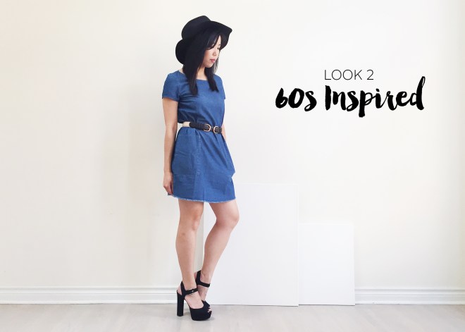 Sept 10 - Zara Denim Dress - Look 2