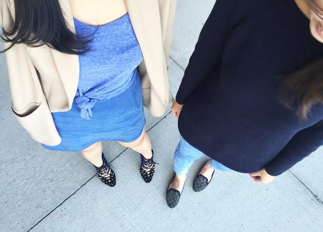 Oct 8 - Nude & Blue Outfit - Twins (LR)