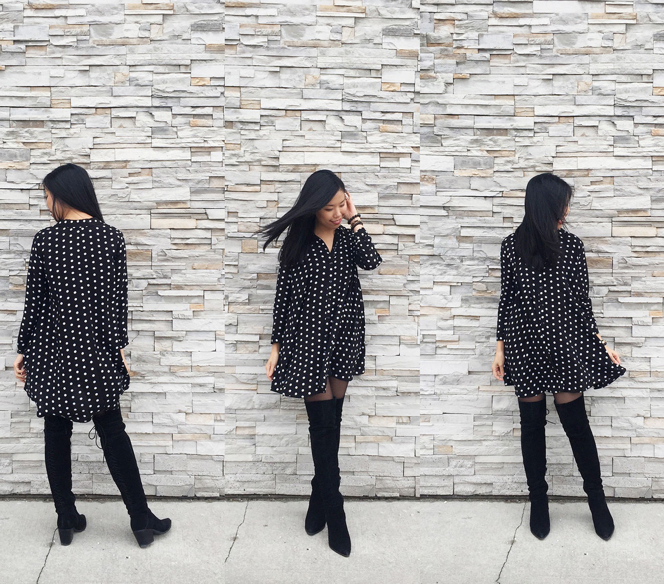 My Obsession Monday - Zara Polka Dot Dress - Outfit.jpg