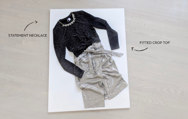 Zara Wrap Sequin Skirt - 3 Ways - Outfit3.jpg